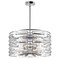 Cwi Lighting Petia 6 Light Drum Shade Chandelier With Chrome Finish 9975P20-6-601 - alternate 1